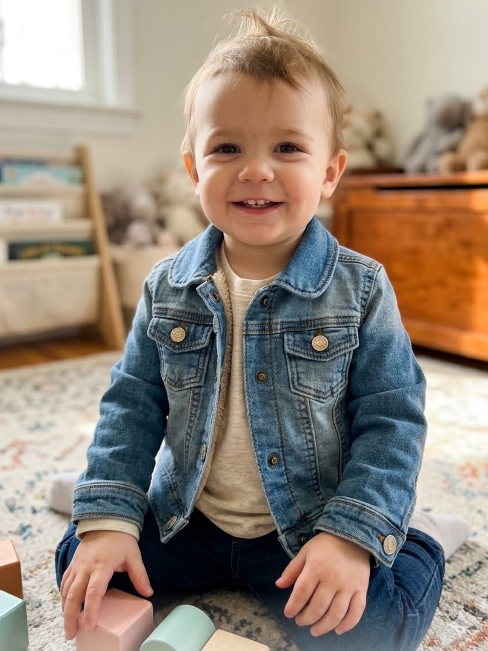 Toddler Osh Kosh baby B’gosh Blue Denim Kids' Jacket
24 months